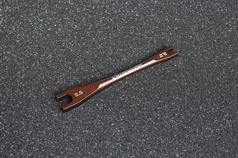 Steel Turnbuckle Wrench (3.2Mm & 5.5Mm) (For Associated, Xray & 3Mm Nut) 1
