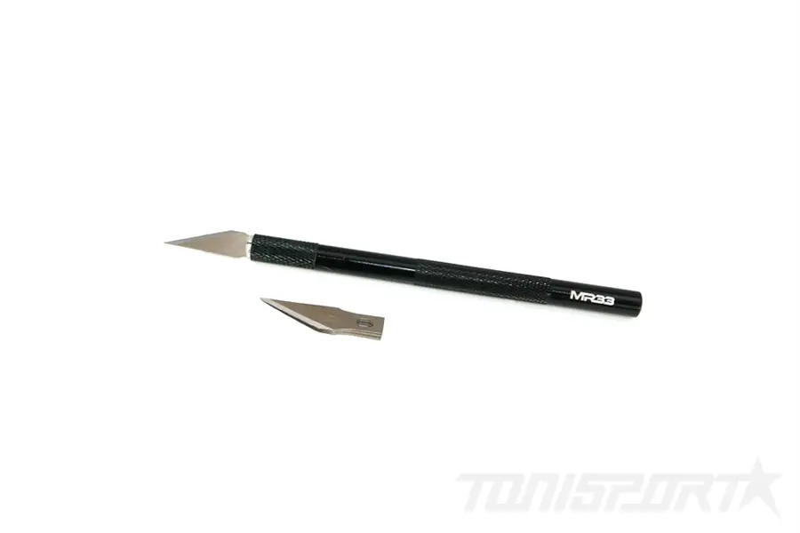 Mr33 Black Scalpel + (Replaceable Blades 5Pcs)  Mr33-Bs 1