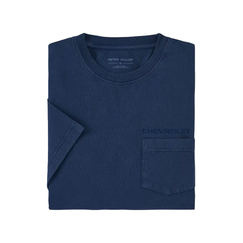 Chevrolet Men's Lava Wash Pocket Tee 3