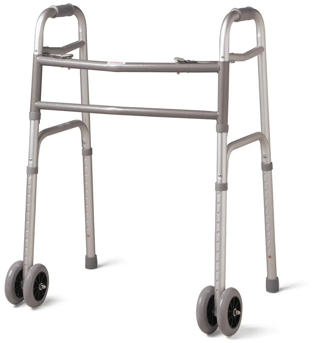 Bariatric Folding Walker W/ 5" Wheels 1