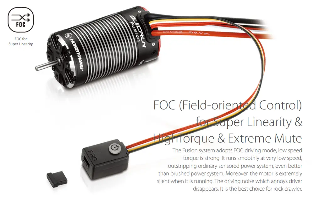 30120401  Hobbywing Quicrun Fusion 2-In-1 1800Kv 540 Brushless Motor And 40A Esc 1