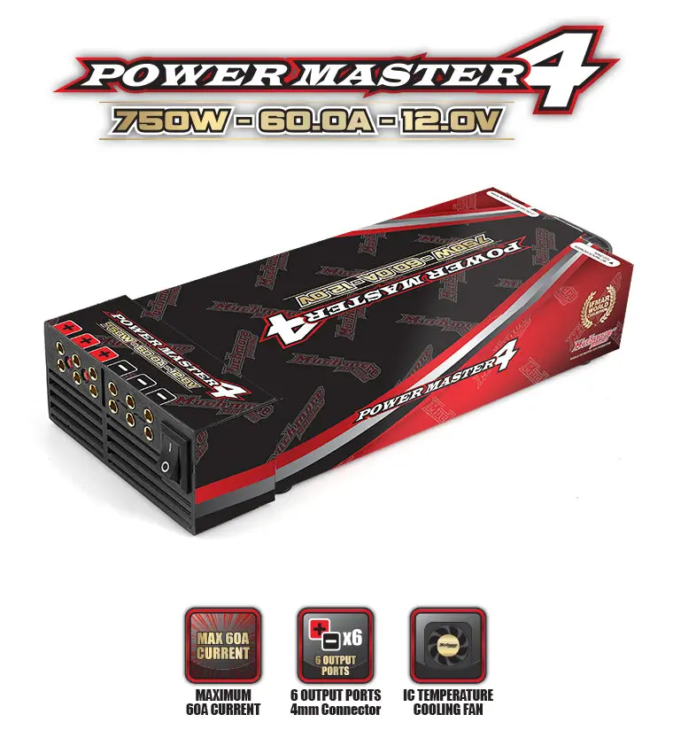 Much More Ctx-P Power Master4・12.6V 60A [750W] Black - Mr-Mm-Ctxp4ke 1