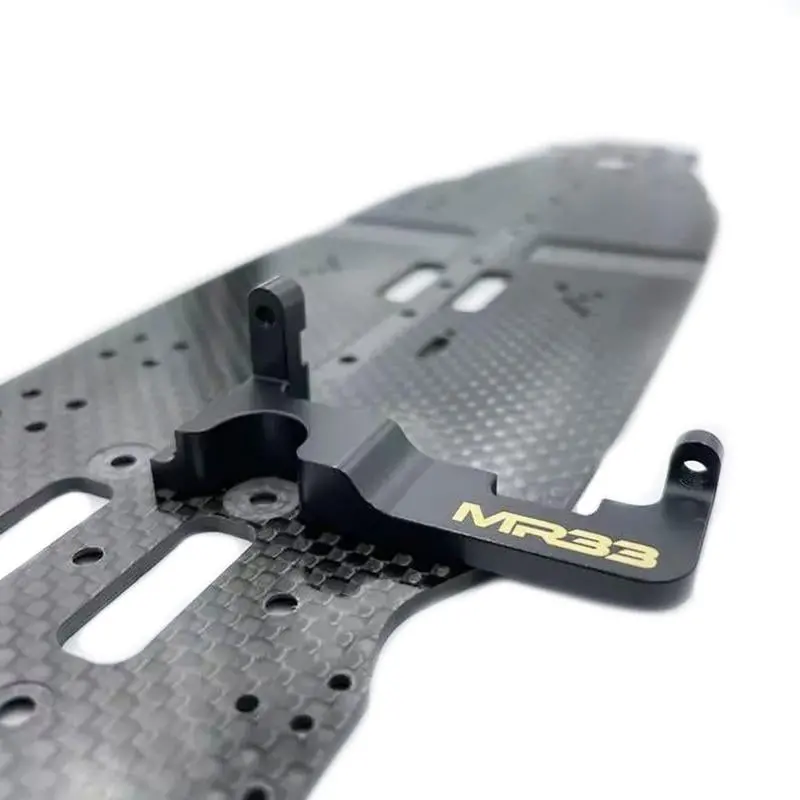 Mr33 Lcg Servo Mount Mugen Mtc2 Brass 30G – Black Mr33-Mug-Lcgb 2