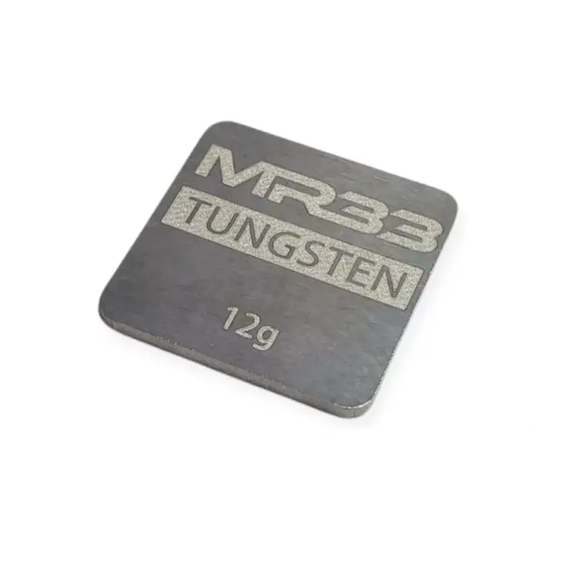 Mr33 Tungsten Weight 21 X 21 X 1.5Mm - 12G 1