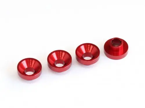 Mr33 Aluminum Servo Washer 3.0 X 7.5Mm -Red (4) Mr33-Asw-R 1