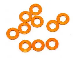Mr33 Aluminum Shim 3.0 X 6.0 X 0.5Mm - Orange (10 Pcs) Mr33-As-O-05 1