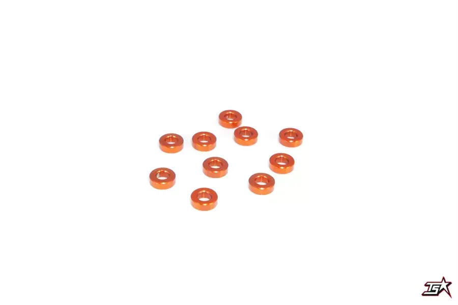 Mr33 Aluminum Shim 3,0 X 6,0 X 2,0Mm - Orange (10) 1