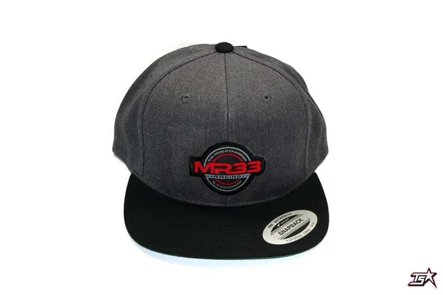 Mr33 Snapback With Logo Patch - Dark Gray Mr33-Cap-Dg 1