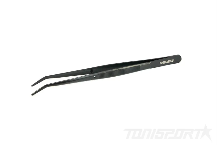 Mr33 Curved Tweezers Black  Mr33-Ctb 1