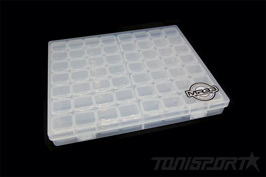 Mr33 Hardware Box Large Clear 21 X 17.5 X 2.6Cm, 56 In 1 Box  Mr33-Hblc 1