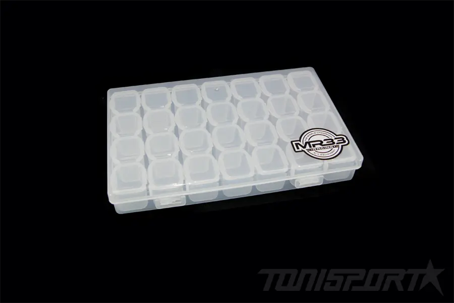 Mr33 Hardware Box Medium Clear 17.5 X 11 X 2.6Cm, 28 In 1 Box Mr33-Hbmc 1