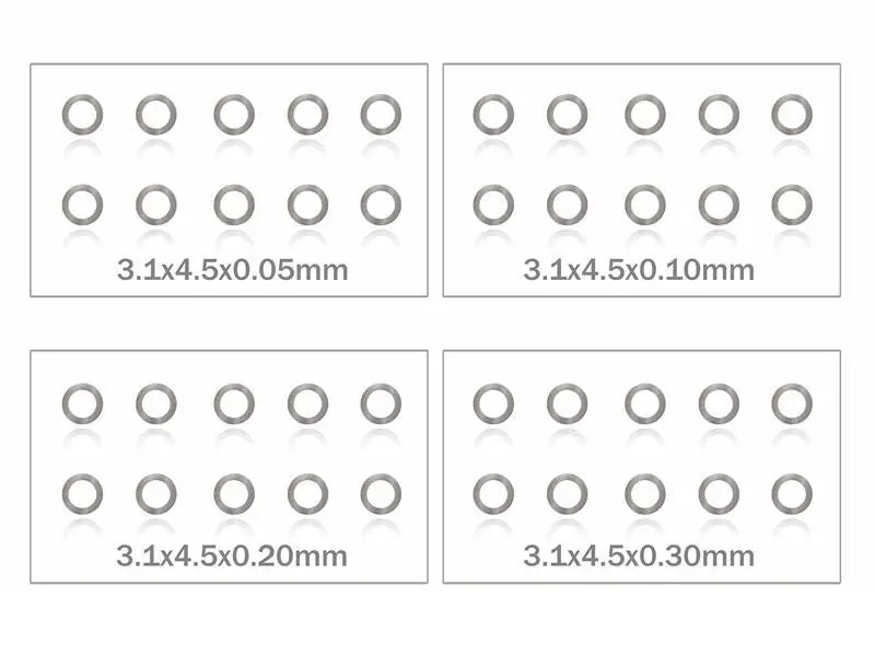 Mr33 Shim Washer Set 3Mm 0.05 / 0.1 / 0.2 / 0.3Mm (10Ea)  Mr33-Sh-3 1