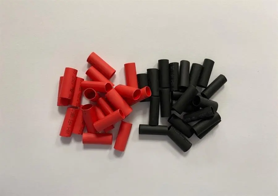 Mr33 Shrinking Tube Ø 8Mm X 2Cm - 20Pcs Black + 20Pcs Red  Mr33-Ss8rbk 1