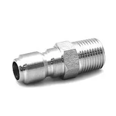 Mtm Hydro Plated Steel 1/4" Qc Male Plug 24.0074 1