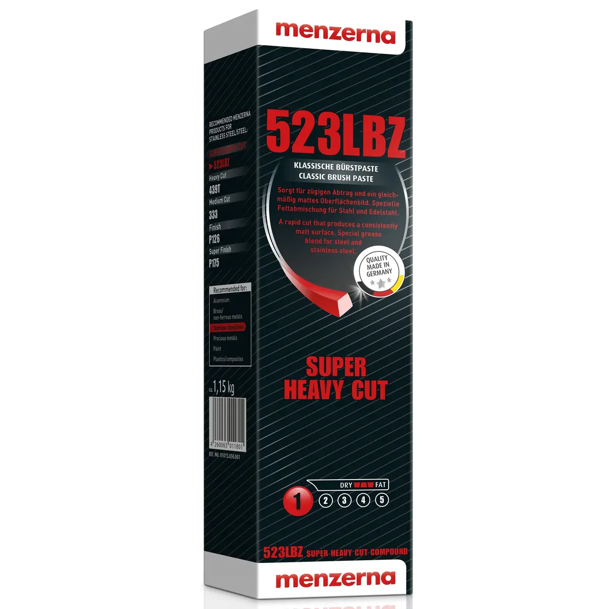 Menzerna 523Lbz Stainless Steel Super Heavy Cut 1