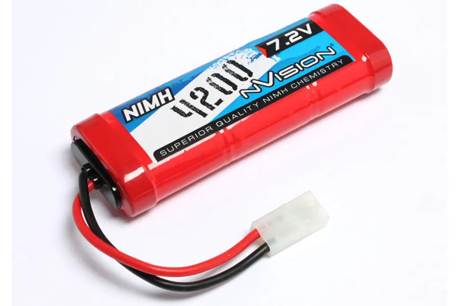 Nvision Nimh 4200 7,2V Stick W/Tamiya Plug 14 Awg Nvo1002 1