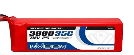 Lipo 3800Mah 2S 7.4V 35C (Deans Plug) Nvo1841 1