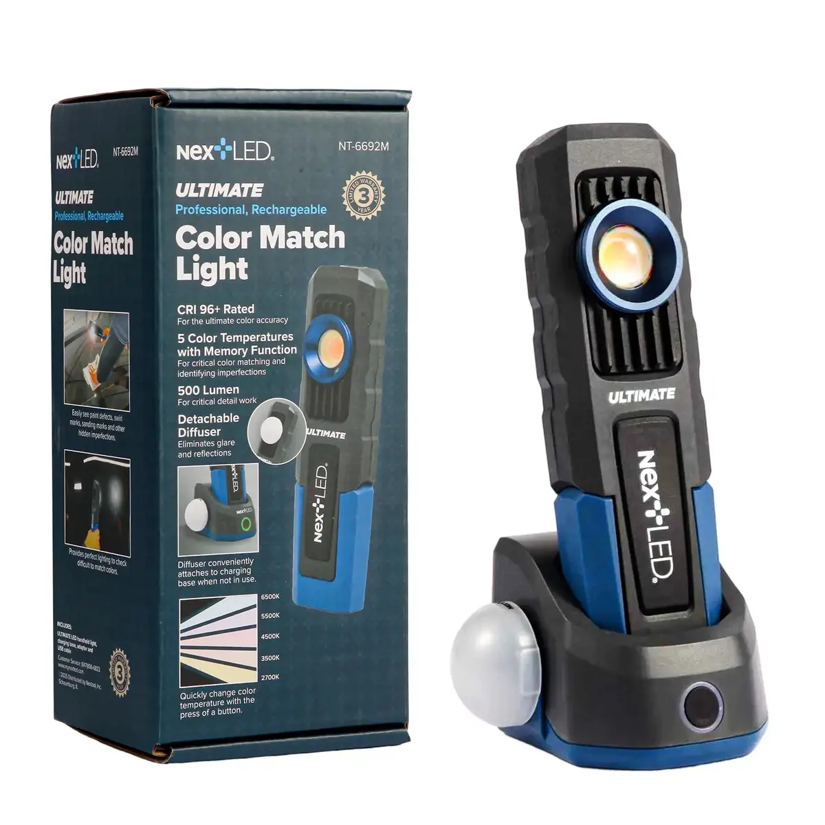 Nextled Ultimate Professional Rechargeable Color Match Light Nt-6692M 1