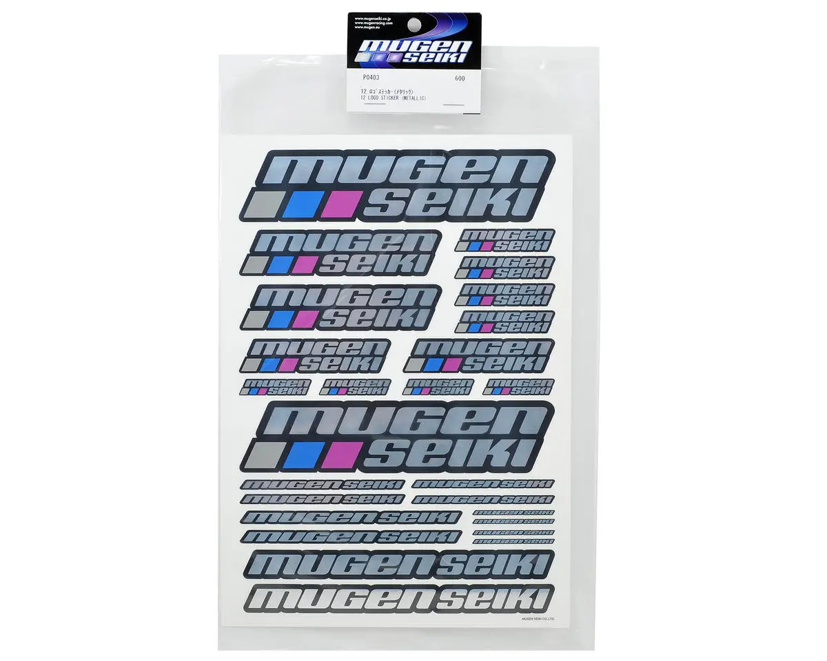 P0403 12 Logo Sticker - Metallic 1