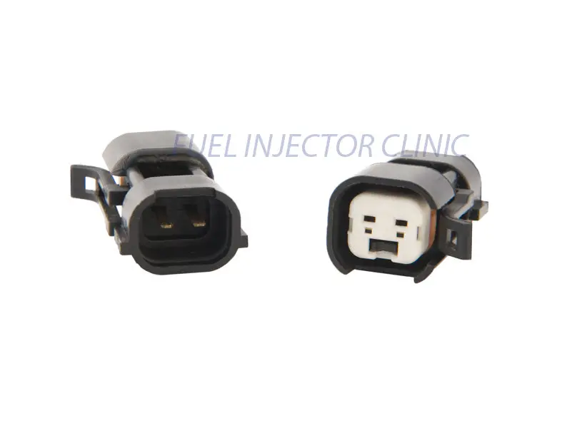Set Of 4 Us Car/Ev6 Hard (Female) To Denso (Male) Injector Plug Adaptors (Padputod4) 1