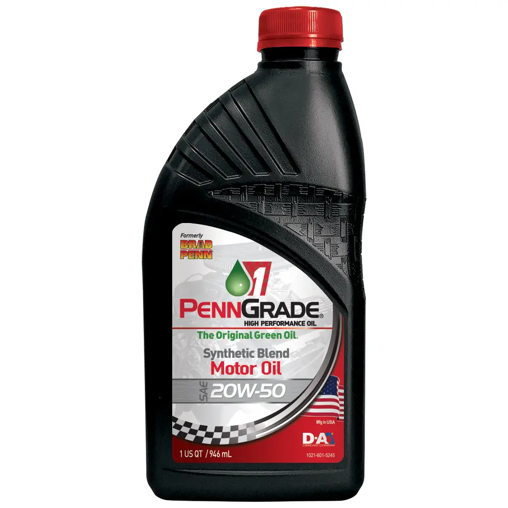 Penngrade Synthetic Blend High Performance Oil Sae 20W-50 1