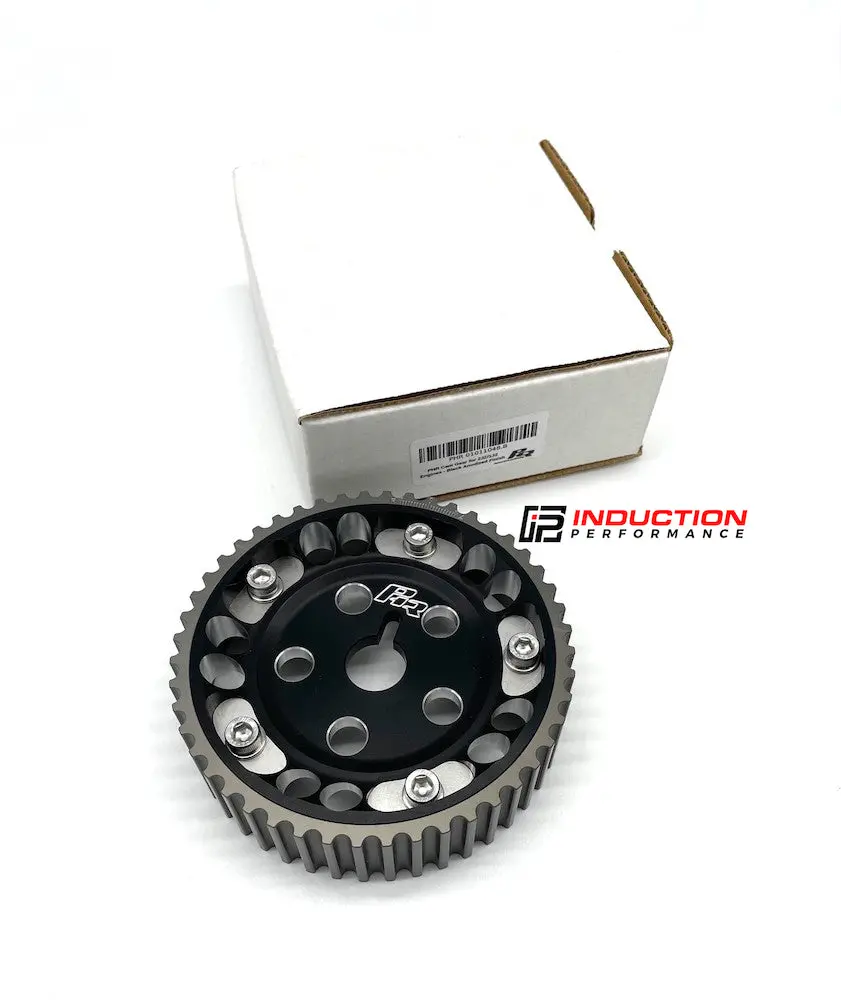 Phr - Black Finish Powerhouse Racing Billet Adjustable Locking Cam Gear For Toyota Supra 2Jz 1