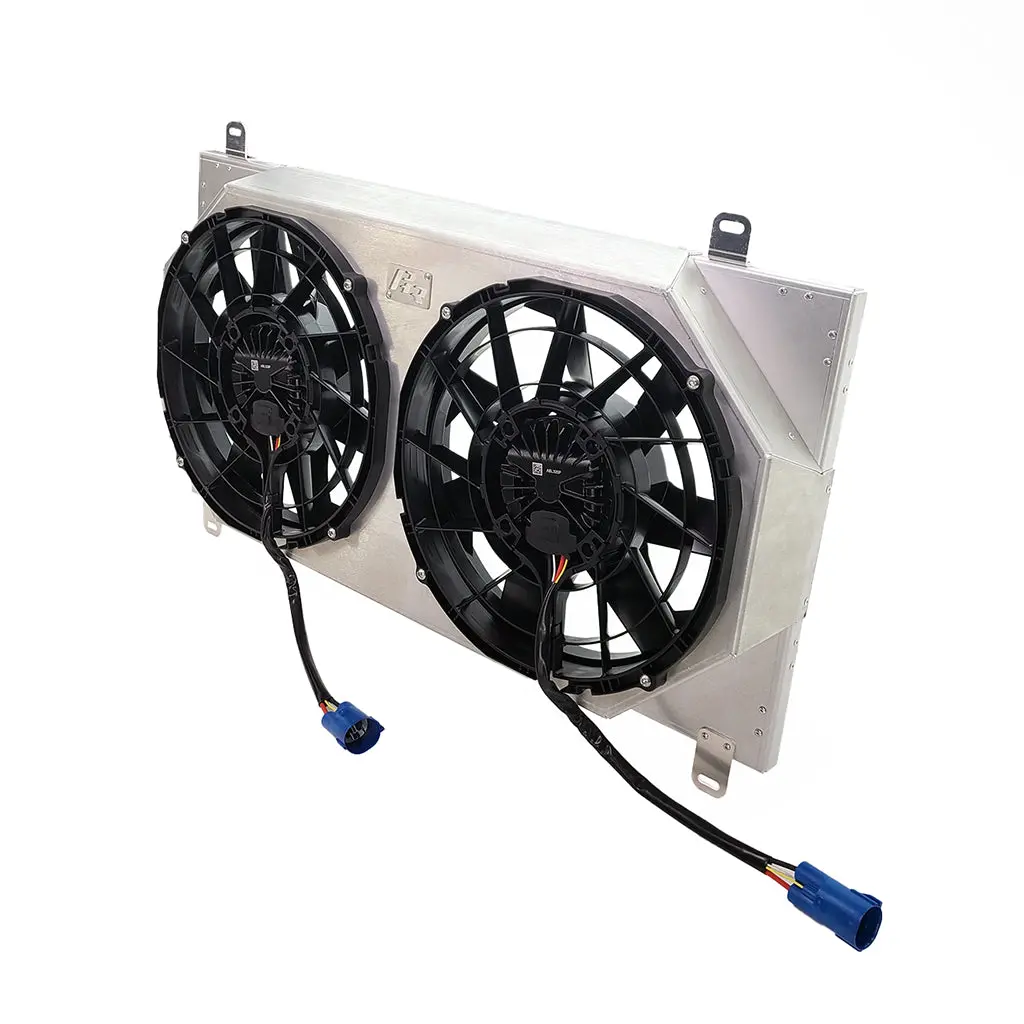 Phr - Powerhouse Racing Dual Brushless Spal Fan Kit For Toyota Supra 2Jz 3