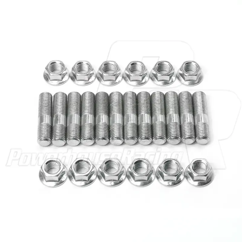 Phr - Powerhouse Racing Short Stud And Nut Kit For Toyota Supra 2Jz Turbo Manifolds 1