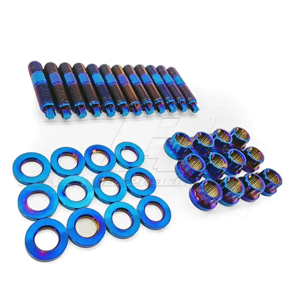 Phr - Powerhouse Racing Titanium Stud And Nut Kit For 2Jz Turbo Manifolds 1