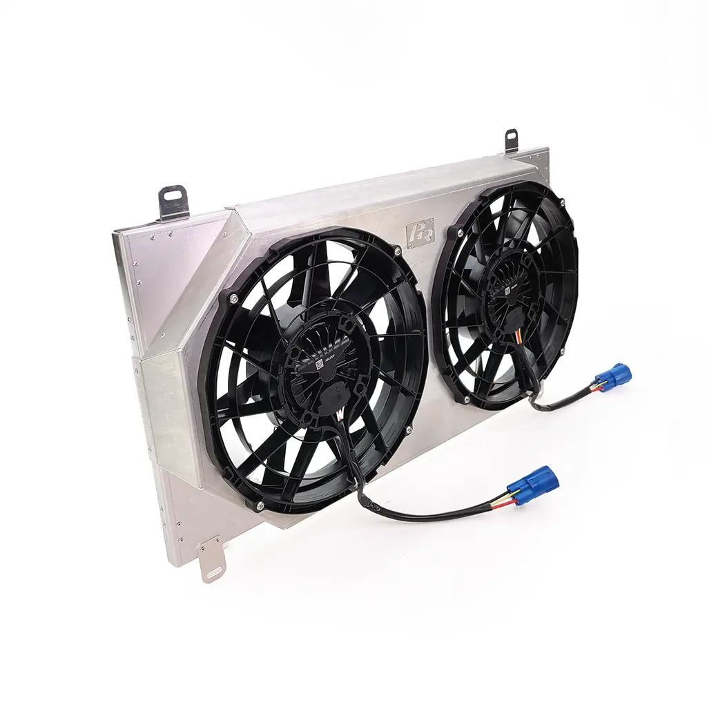 Phr - Powerhouse Racing Dual Brushless Spal Fan Kit For Toyota Supra 2Jz 1