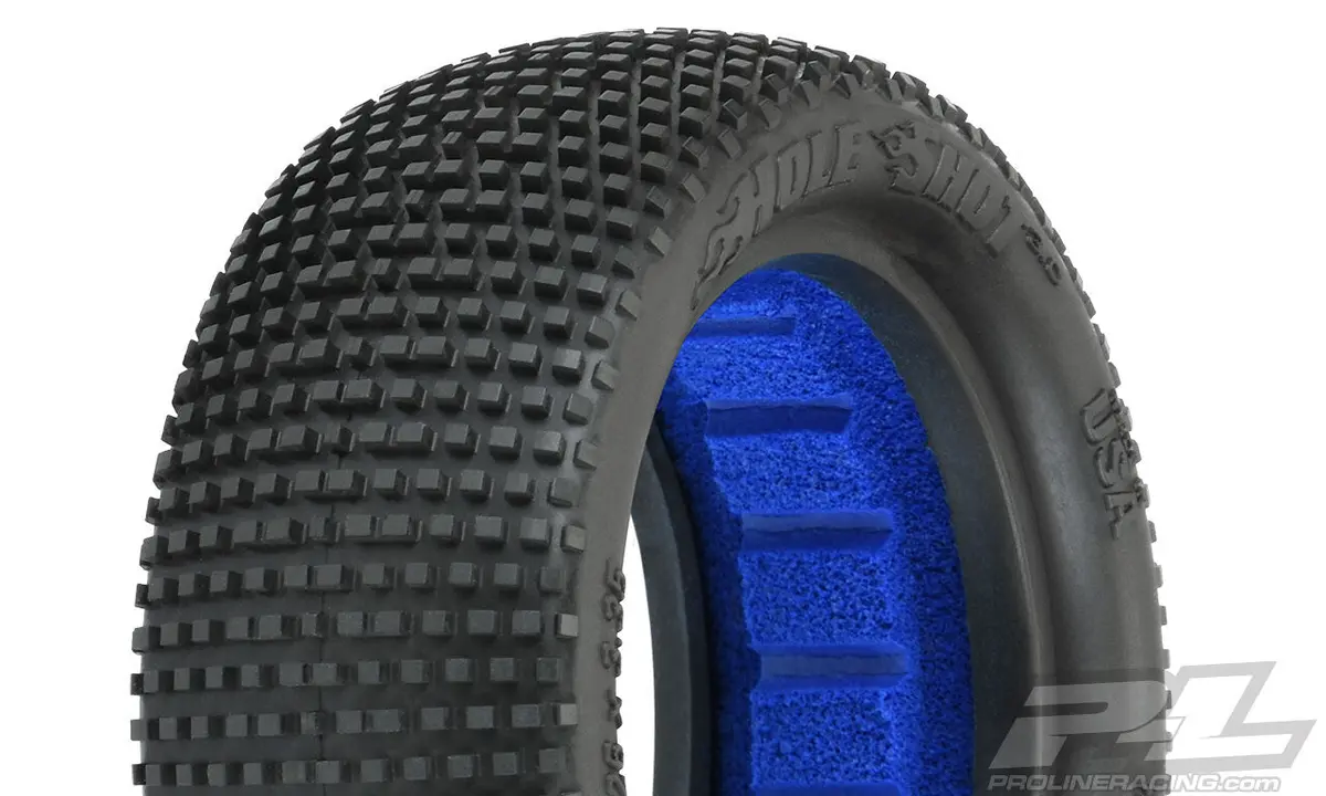 Proline Hole Shot 3.0 2.2" 4Wd M4 (Super Soft) Off-Road Buggy Front Tires (2) (With Closed Cell Foam) - Pr8291-03 1