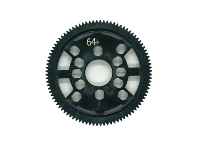 Xenon 64 Pitch (64P) High Traction "Black" Spur Gears (92T-114T) 1