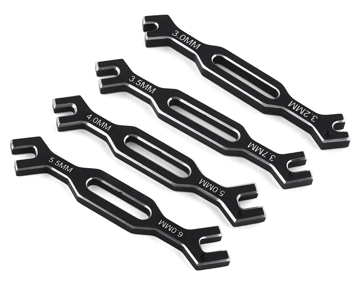 Protek Rc Aluminum Turnbuckle Wrench Set  (3, 3.2, 3.5, 3.7, 4, 5, 5.5 & 6Mm) 1
