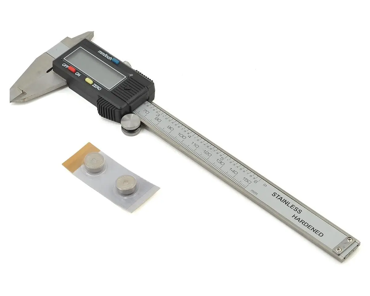 Protek Rc 6" Digital Caliper W/Lcd Display & Hard Case 1