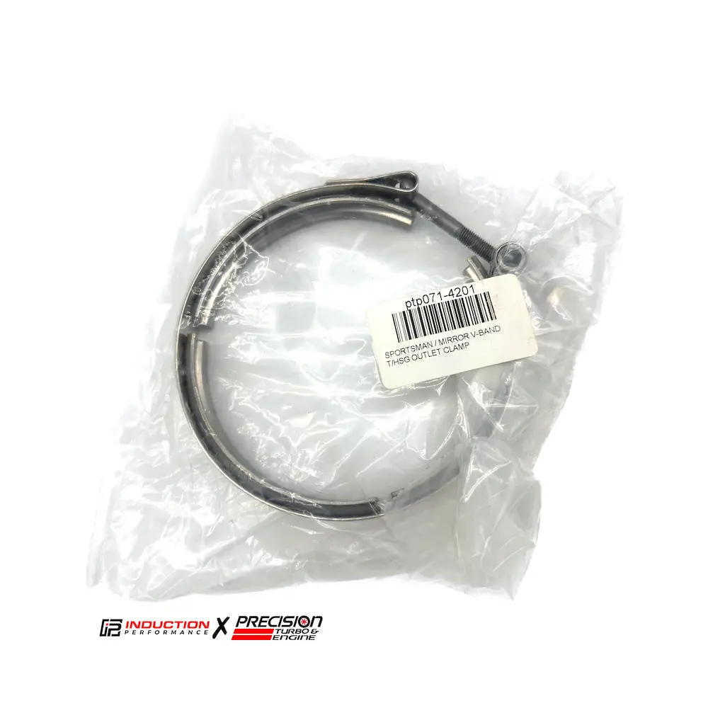 Precision Turbo And Engine - Sportsman T4 Stainless Steel V Band Turbine Housing V Band Outlet Clamp 1