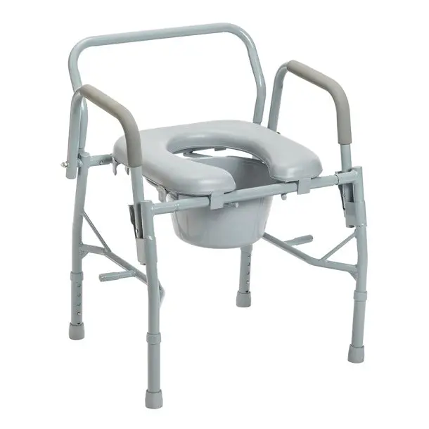 Drop Arm Commode W/ Padded Seat 1