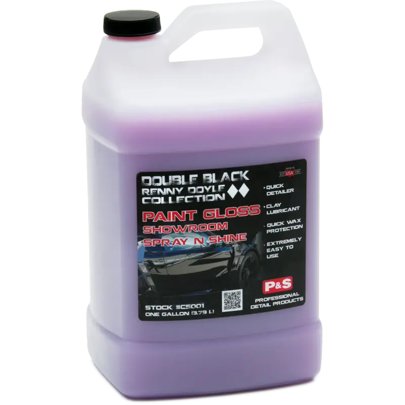 P&S Renny Doyle Double Black Paint Gloss Showroom Spray N Shine 2