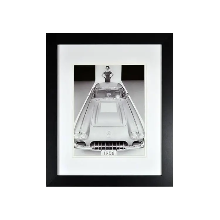 Framed Historic 1958 Corvette Print 1