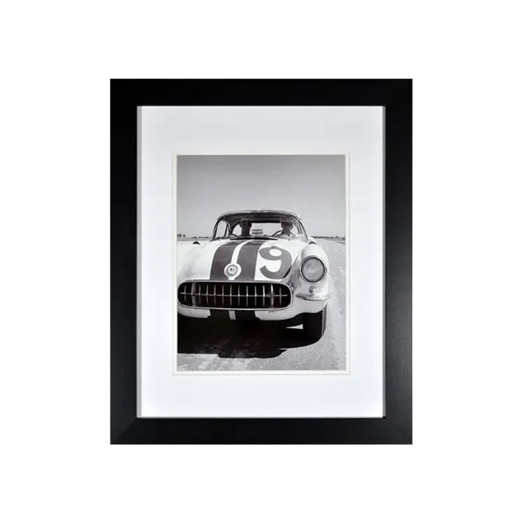 Framed Historic C1 Corvette Racing Print 1