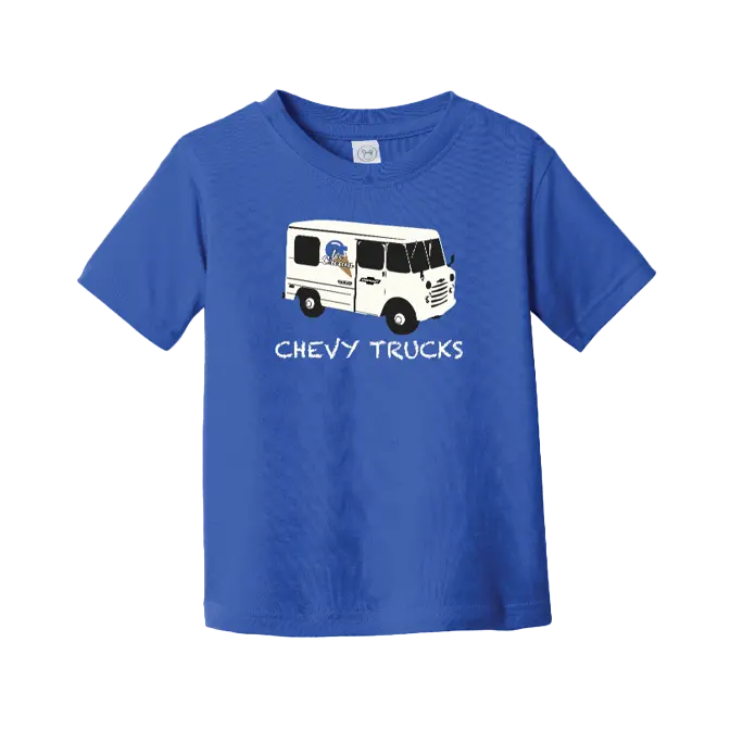 Toddler Chevy Trucks Ice Cream Graphic T-Shirt 1