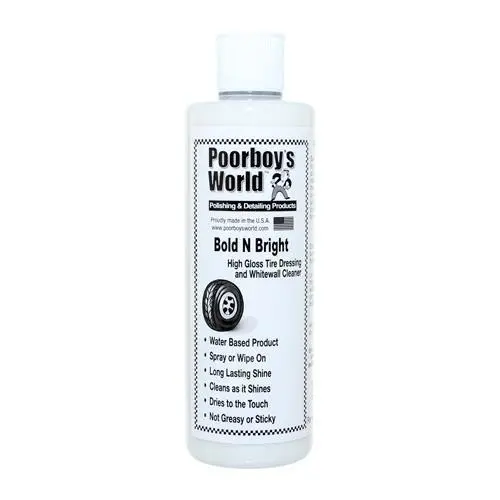 Poorboy's World Bold N Bright Liquid Tire Dressing 16Oz 1