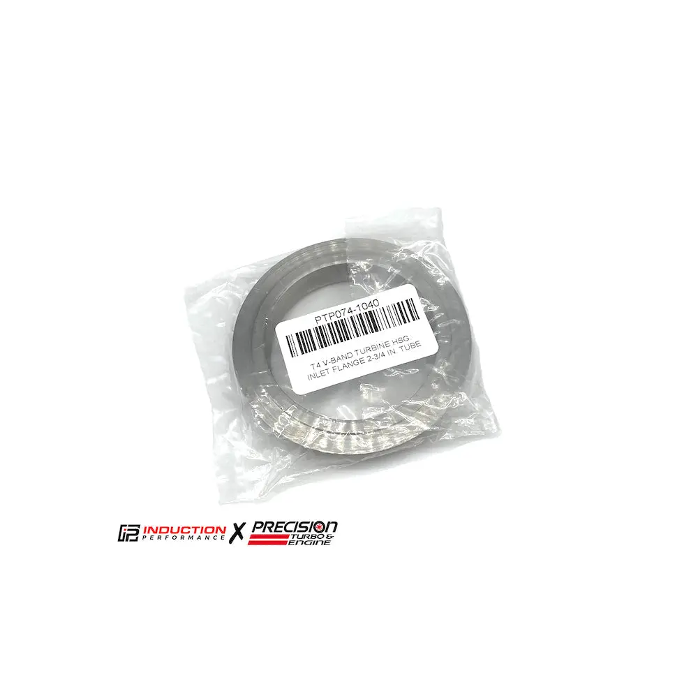 Precision Turbo And Engine - T4 Turbine Housing V Band Inlet Flange For 2 3/4" Stainless Steel Tubing 1