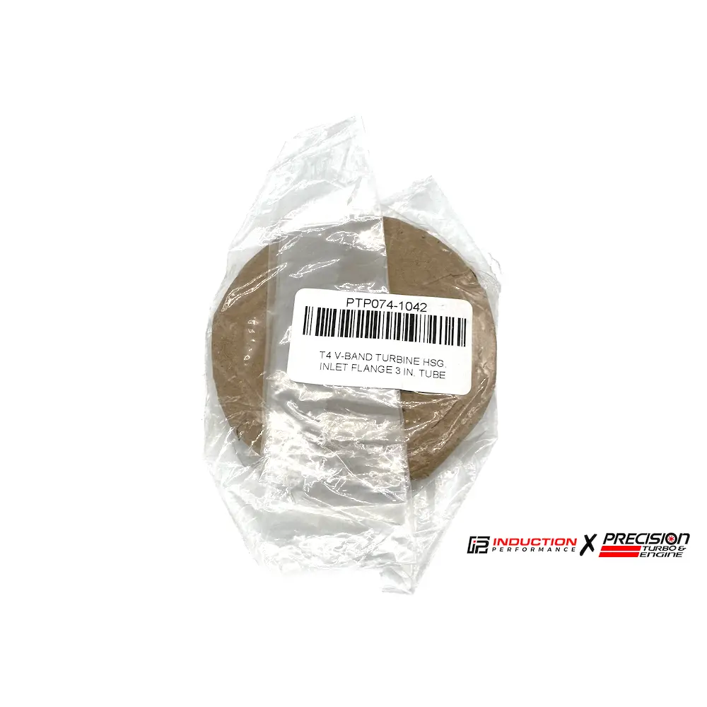 Precision Turbo And Engine - T4 Turbine Housing V Band Inlet Flange For 3" Stainless Steel Tubing 1