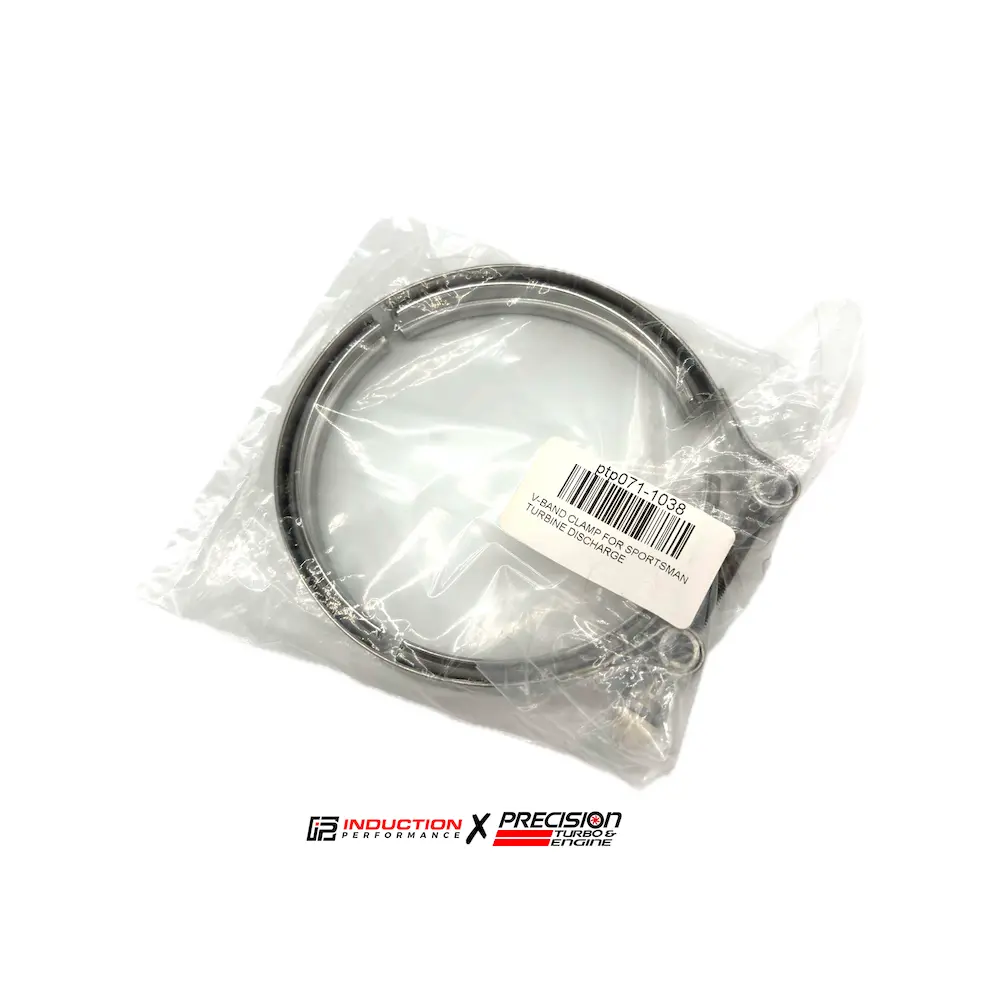 Precision Turbo And Engine - T4 Sportsman Turbine Housing V Band Discharge Clamp 1