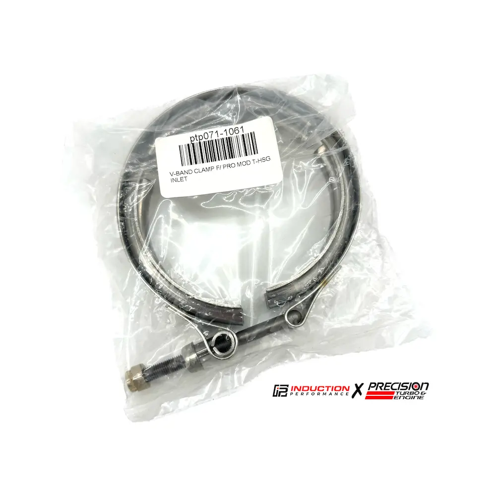 Precision Turbo And Engine - Ss Pro Mod Turbine Housing V Band Inlet Clamp For 1.15 & 1.28 A/R 1