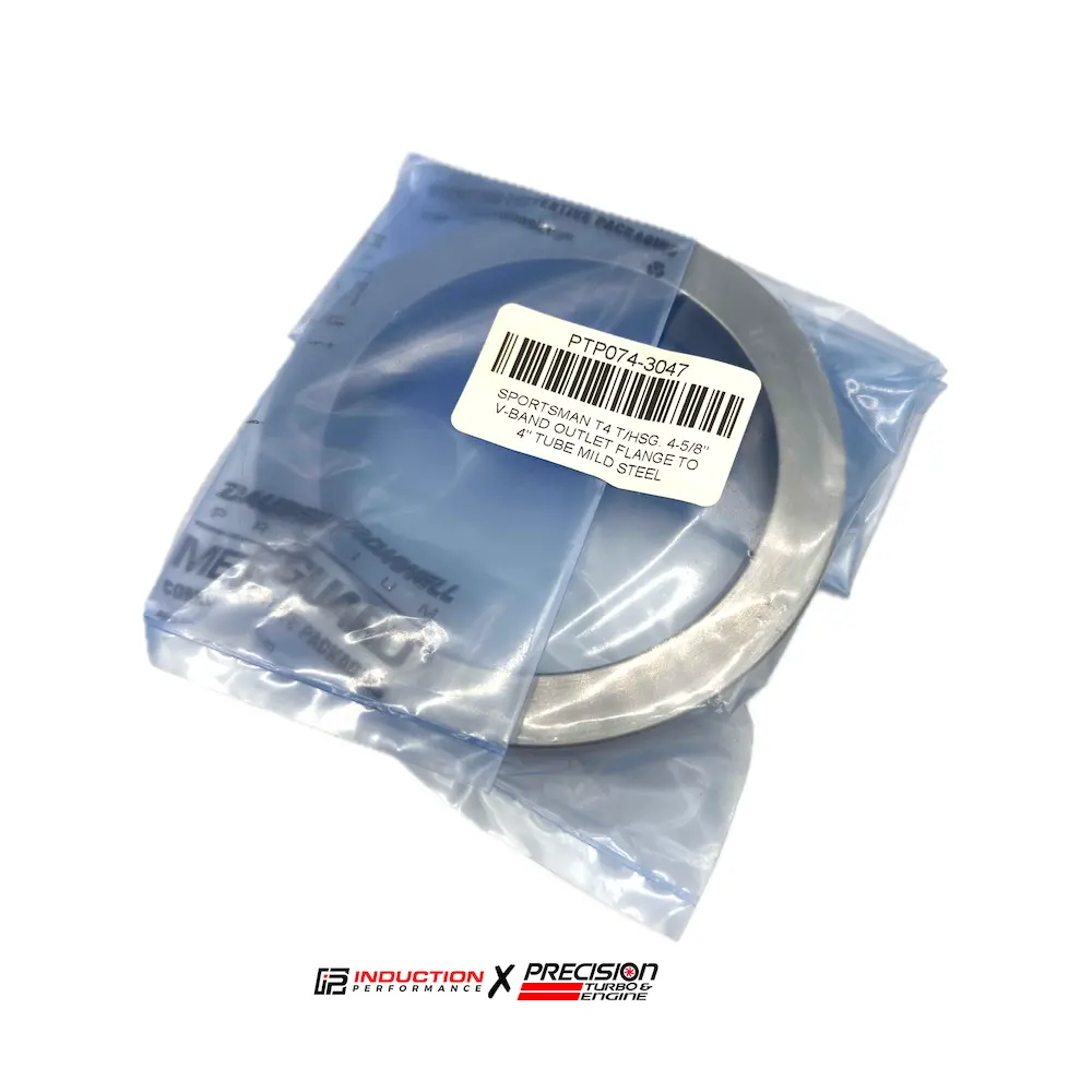 Precision Turbo And Engine - T4 Sportsman Turbine Housing V Band Discharge Flange To 4" Tubing 2