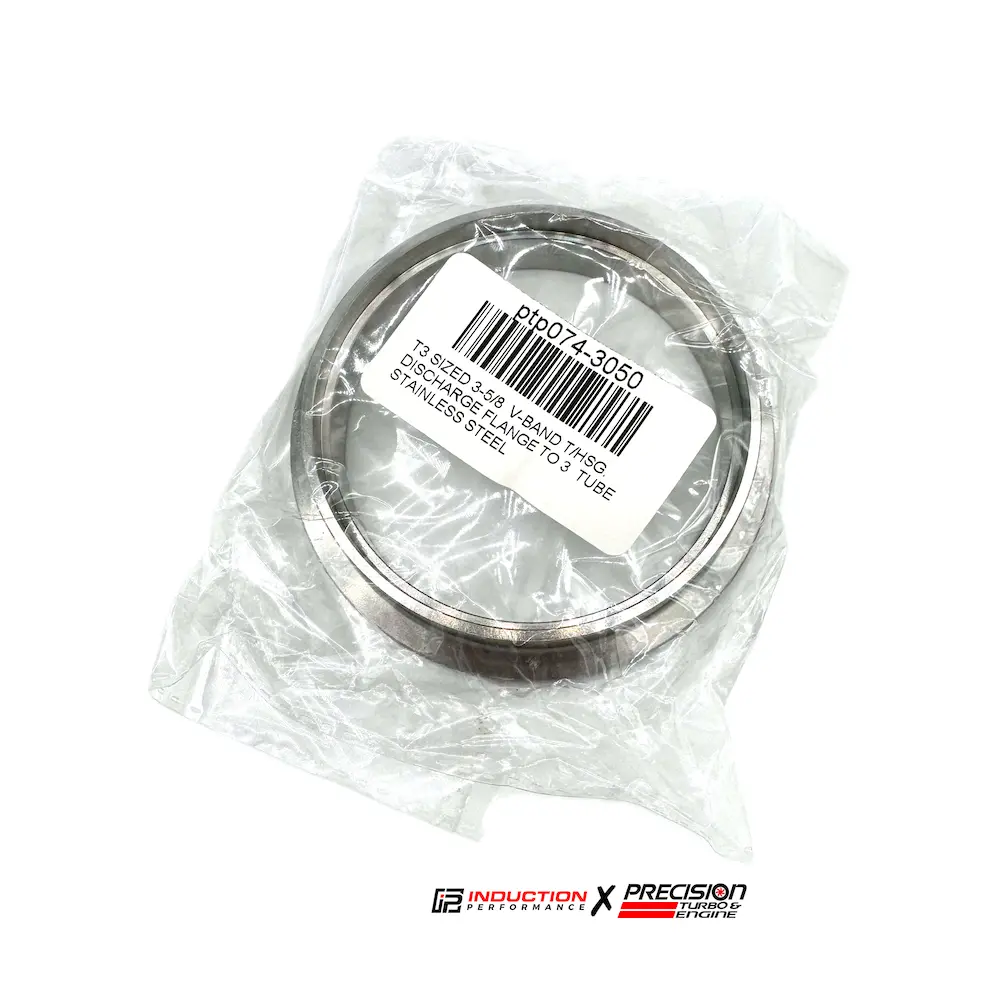 Precision Turbo And Engine - T3 V Band Turbine Housing Discharge Flange For 3" Tubing 1