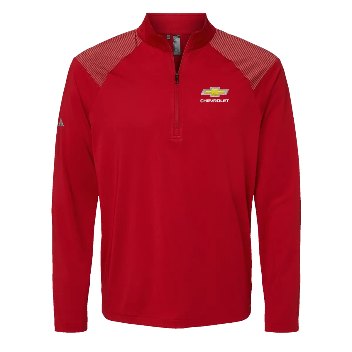 Chevrolet Men's Adidas Stripe Quarter-Zip Training Top - Image 2