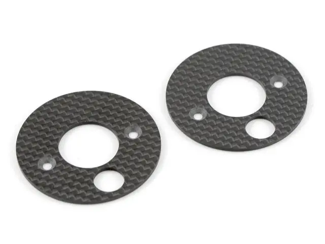 <R0189>  Front Wheel Plate Carbon Graphite (Aerodisk) 2Pcs 1