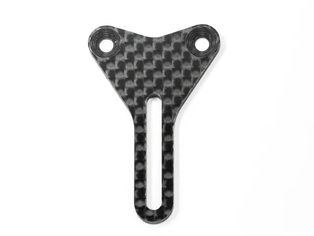 <R0235>  Rear Centering Plate Carbon Graphite (If18) 1
